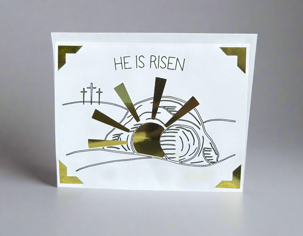 He Is Risen Easter Greeting Card