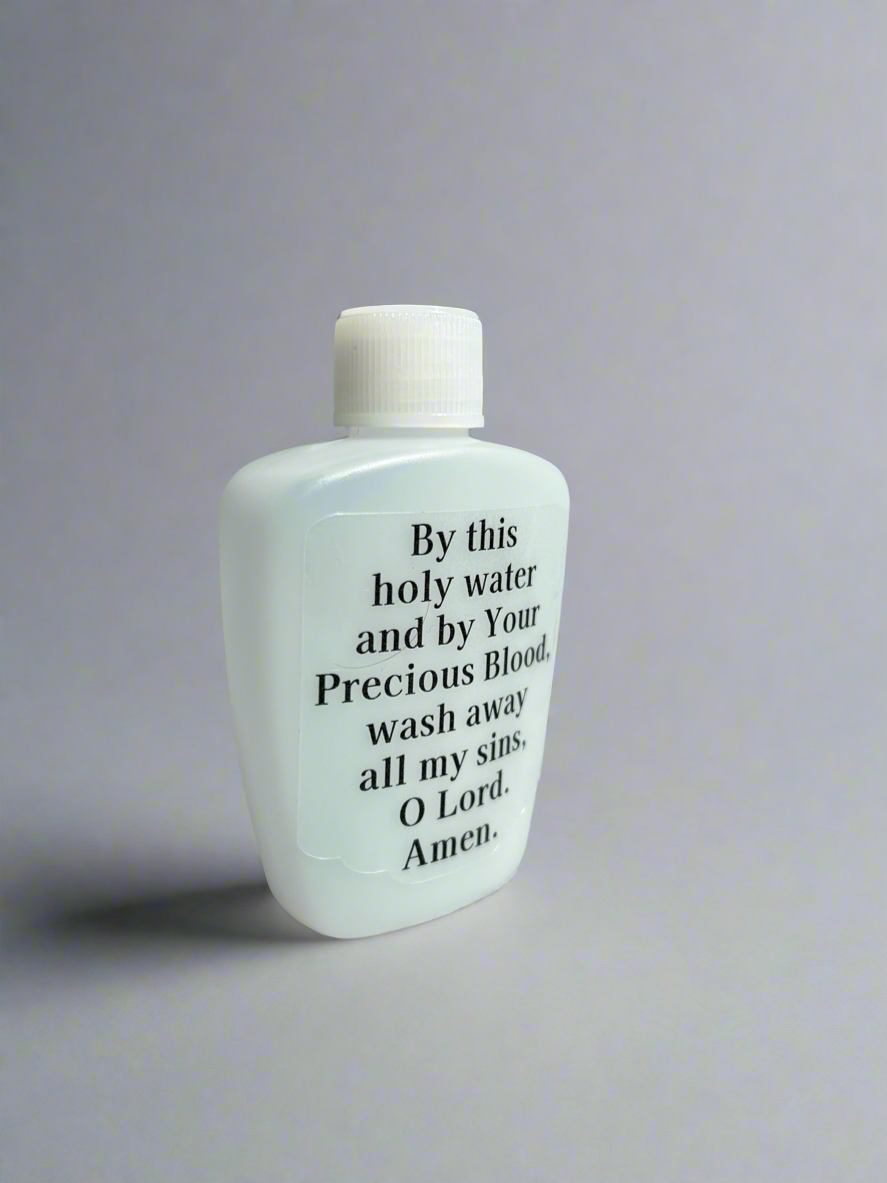 Holy Water Bottle with Prayer