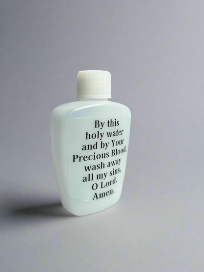 Holy Water Bottle with Prayer