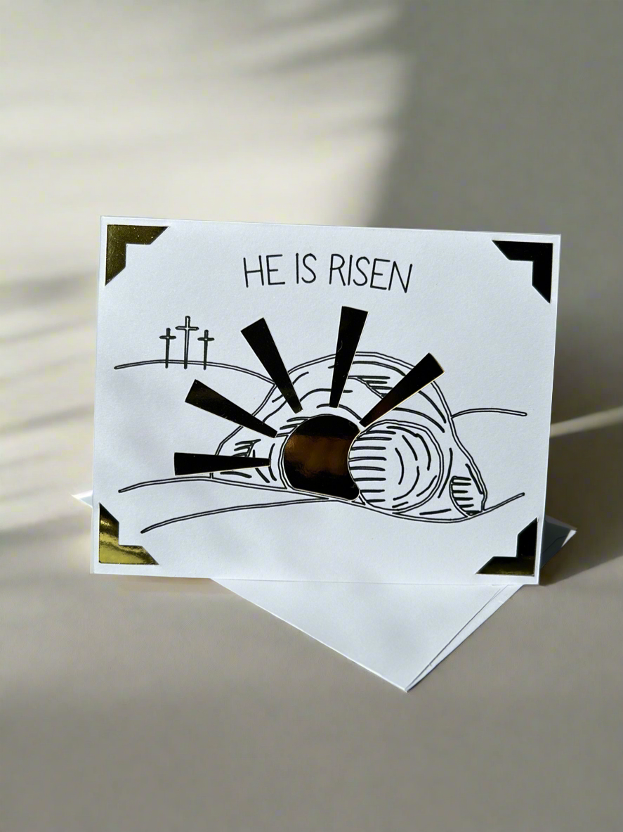 He Is Risen Easter Greeting Card