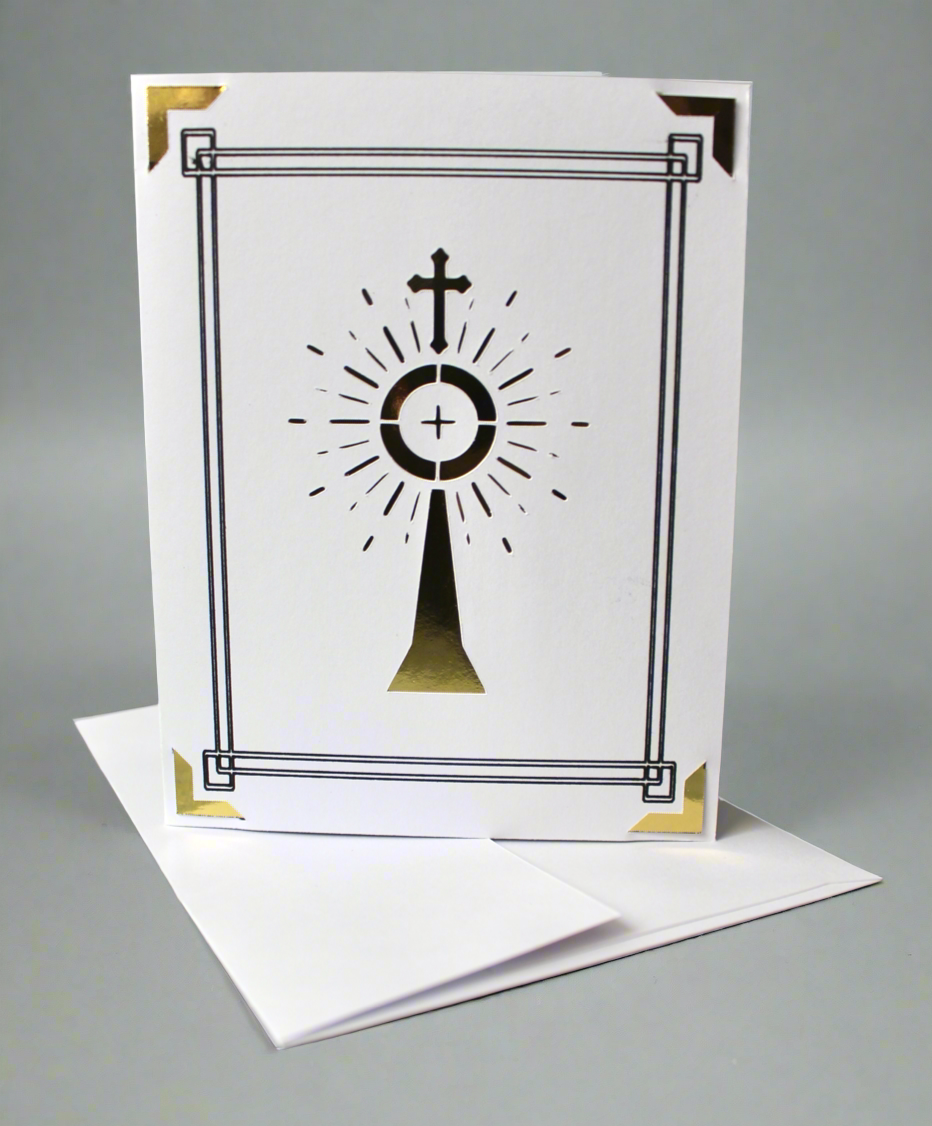 Monstrance Greeting Card