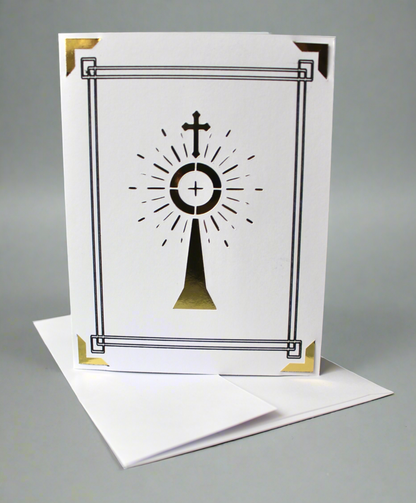 Monstrance Greeting Card
