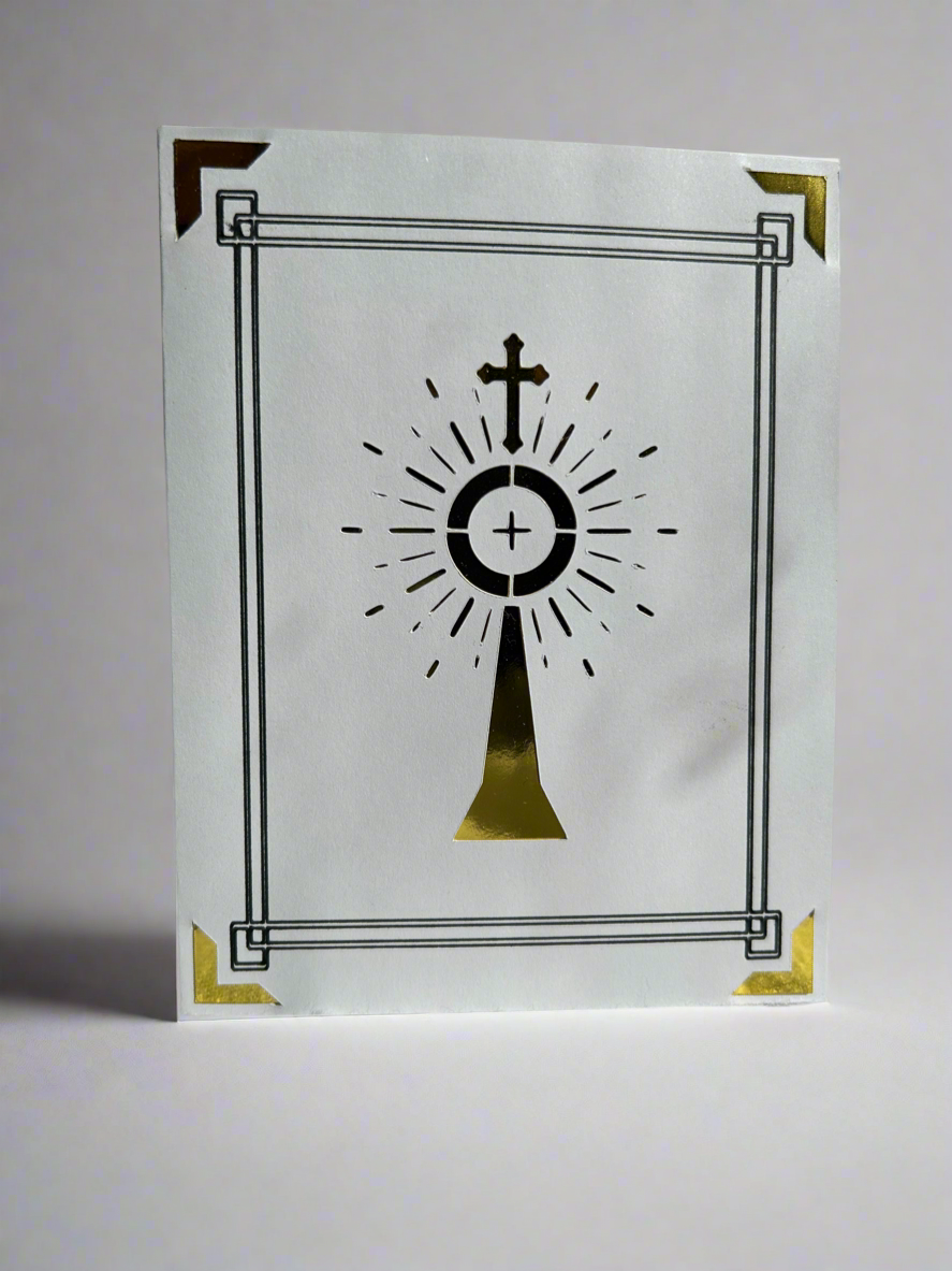 Monstrance Greeting Card