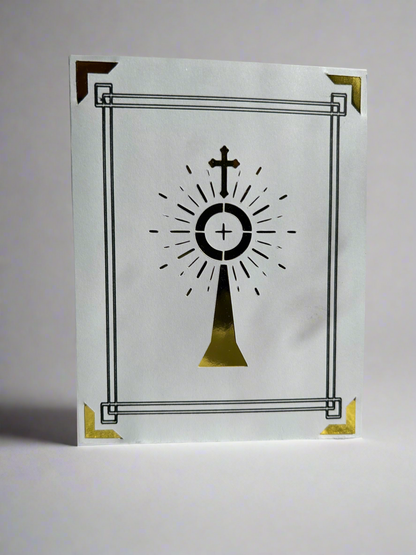 Monstrance Greeting Card