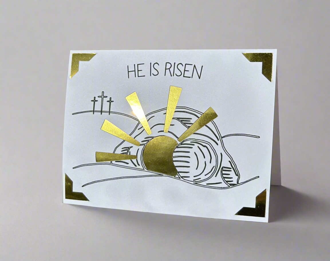 He Is Risen Easter Greeting Card