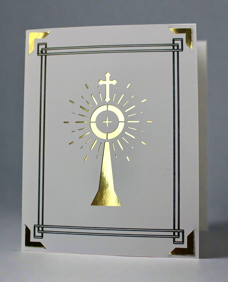 Monstrance Greeting Card