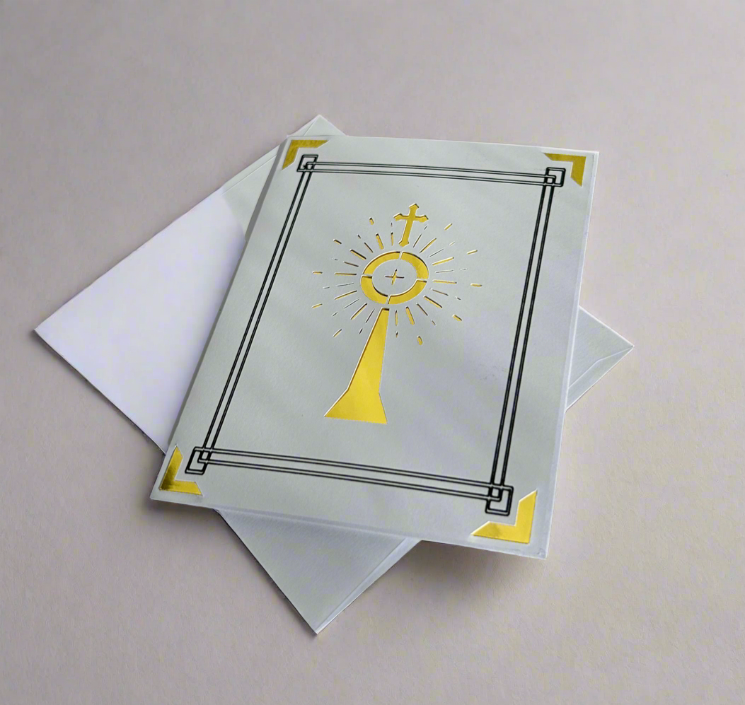 Monstrance Greeting Card