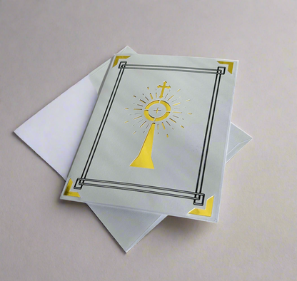 Monstrance Greeting Card