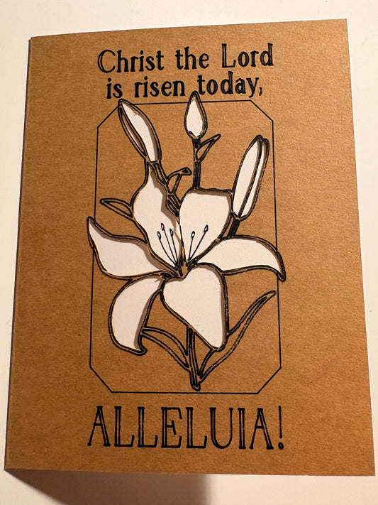 Easter Lily Greeting Card