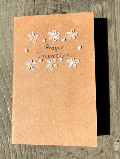 Prayer Intentions Embroidered Notebook