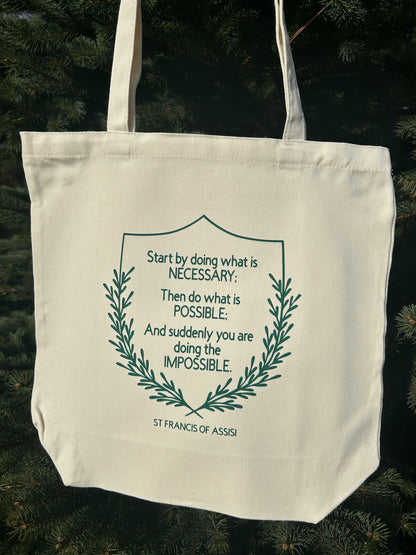 St. Francis of Assisi Tote Bag